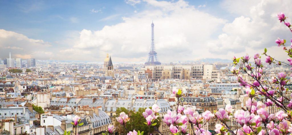 Blick auf die Stadt Paris