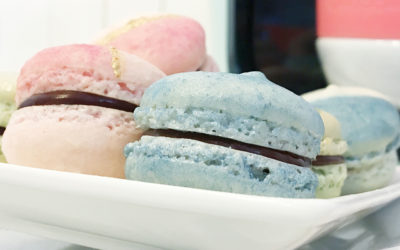 Rezept: Pastell Macarons mit Kaffee-Füllung